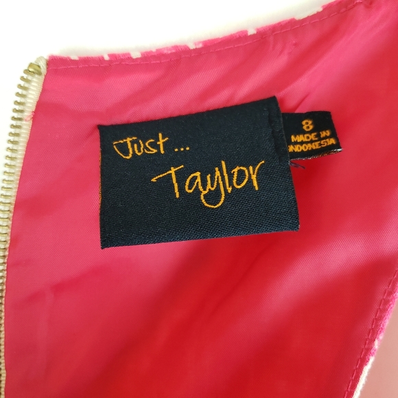 Just...Taylor Pink Back Cutout & Zipper Dress, 8 - Picture 7 of 11